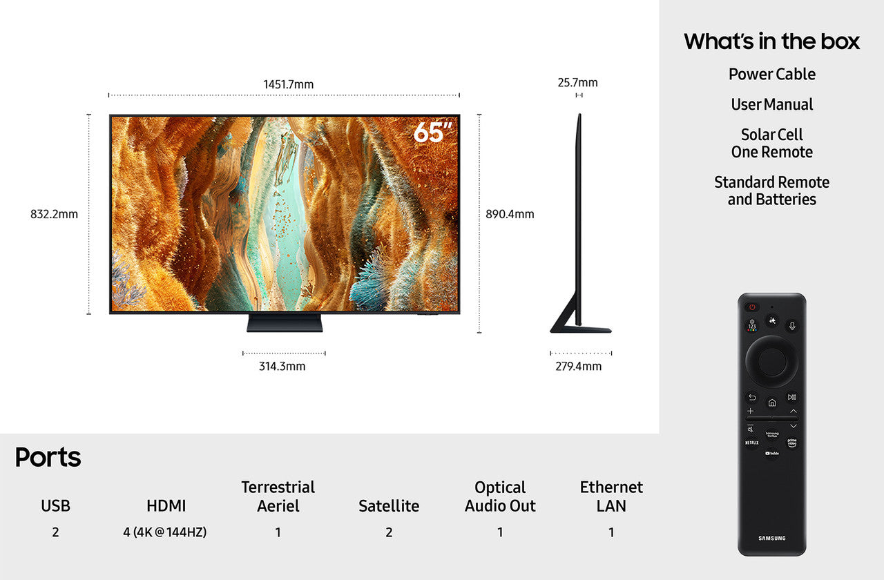 Samsung QE65QN73F – TV 65" Neo QLED 4K (2025)